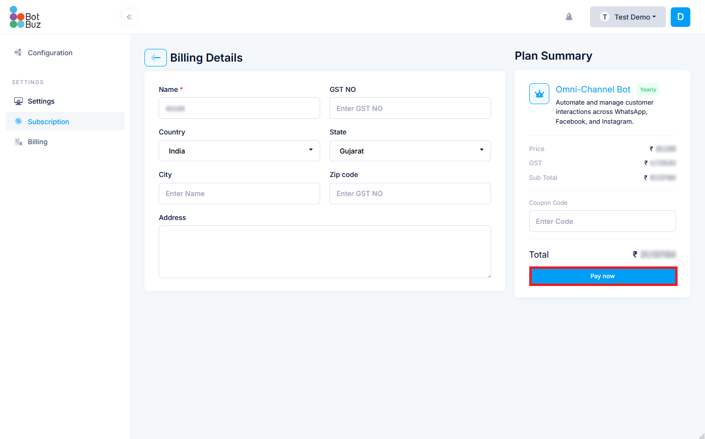 Docusaurus Subscription 1