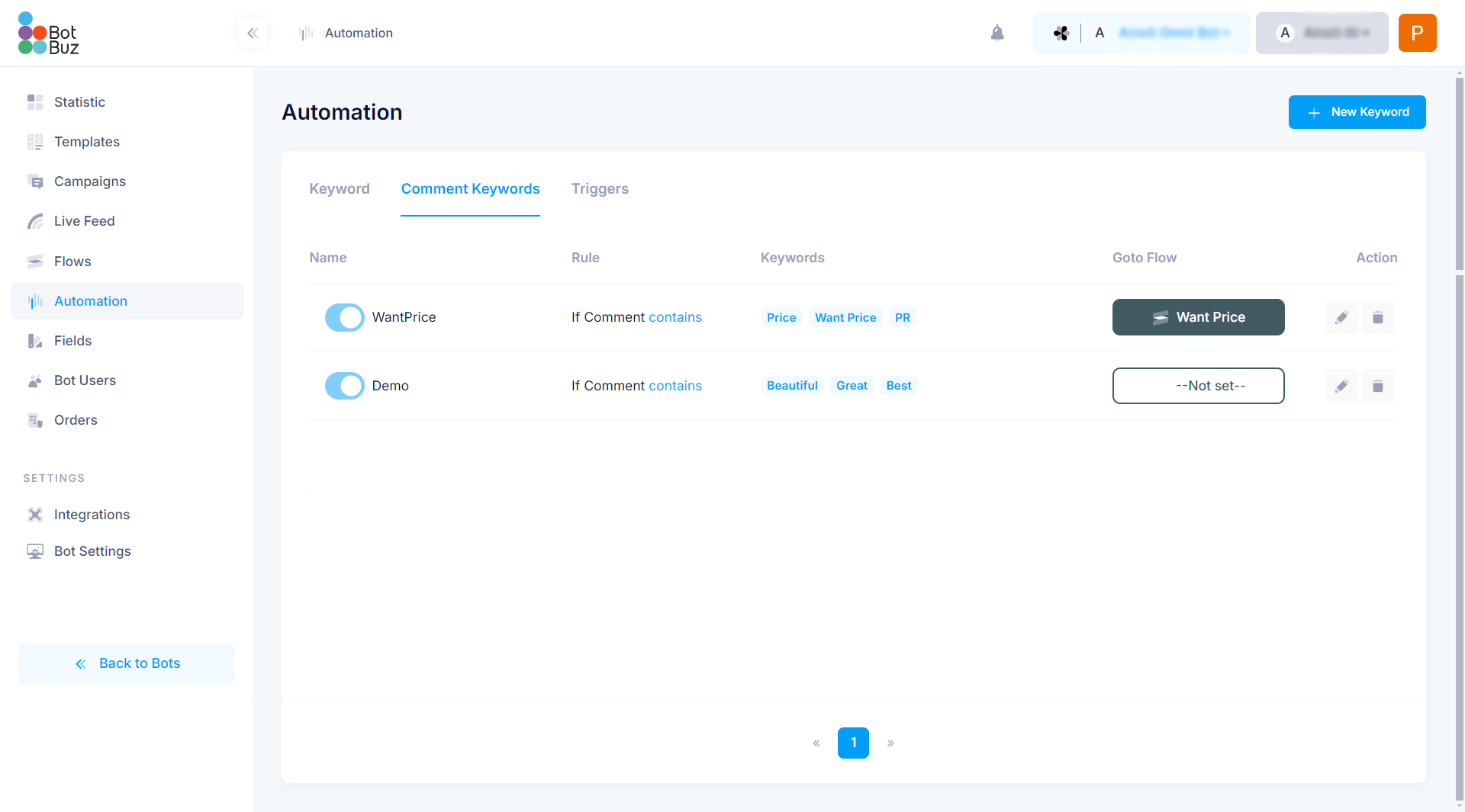 Docusaurus Keyword New